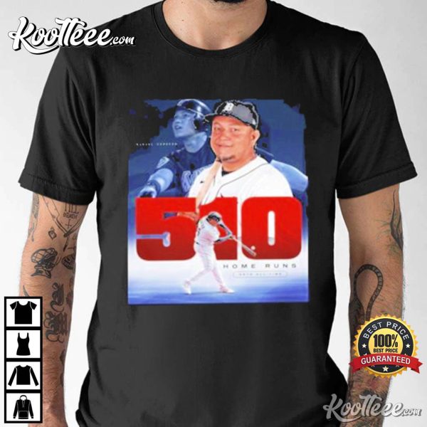 Miguel Cabrera With 510 Career Home Runs T-Shirt