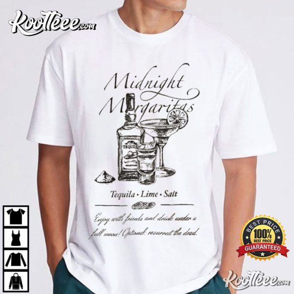 Midnight Margaritas Tequila Lover T-Shirt
