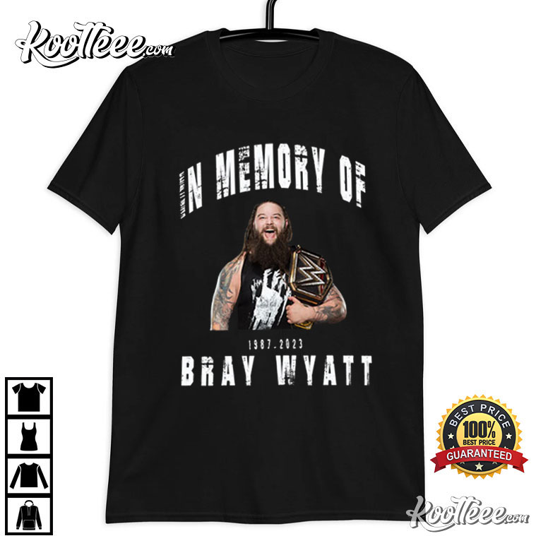 WWE Bray Wyatt T-shirt the Fiend R.I.P Memorial Shirt, Bray Wyatt