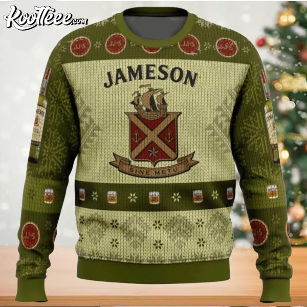 Jameson Irish Whiskey Gift Fan Ugly Sweater