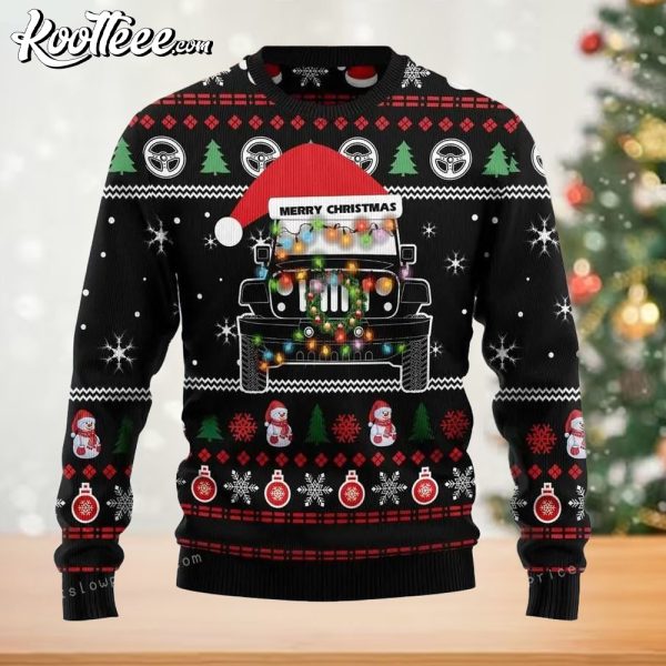 Jeep Merry Christmas Ugly Sweater