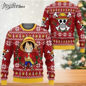 Luffy One Piece Ugly Sweater Luffy One Piece Ugly Sweater