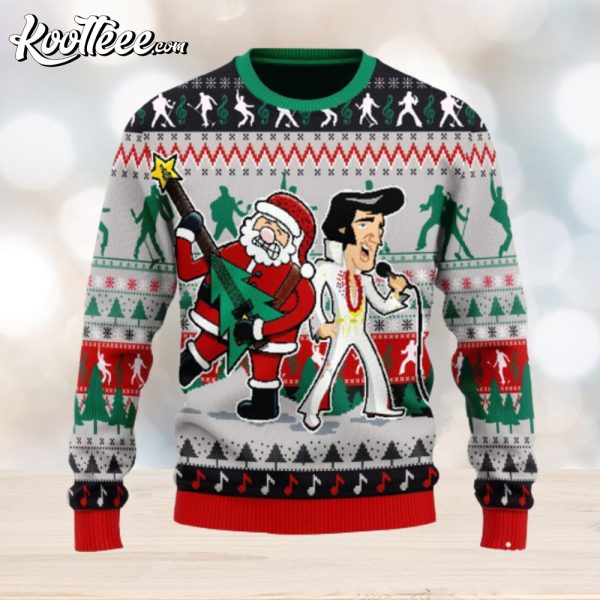Elvis Presley Christmas Gift Ugly Sweater