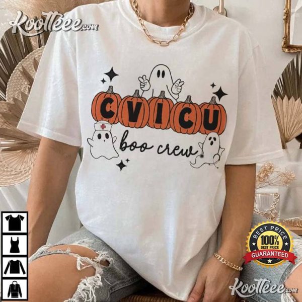 CVICU Boo Crew Cardiovascular ICU Nurse T-Shirt