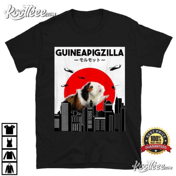 Guinea Pig Lover Funny Guinea Zilla T-Shirt