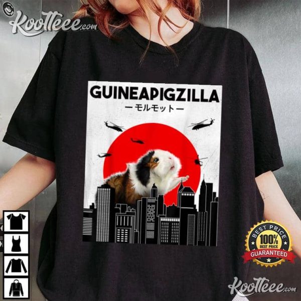 Guinea Pig Lover Funny Guinea Zilla T-Shirt