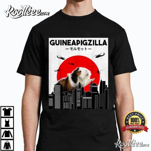 Guinea Pig Lover Funny Guinea Zilla T-Shirt