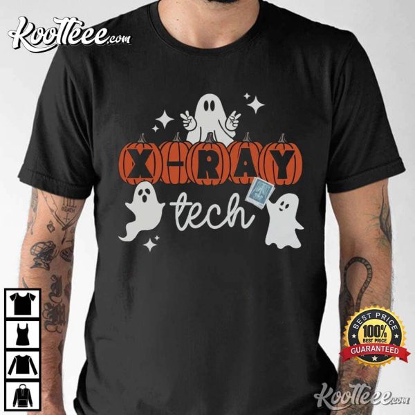 X-Ray Tech Ghost Radiology Halloween T-Shirt