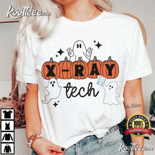 X-Ray Tech Ghost Radiology Halloween T-Shirt