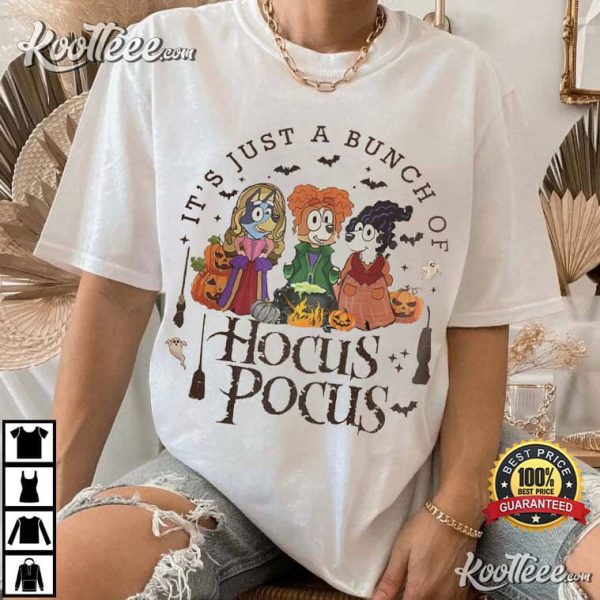 Hocus Pocus Bluey And Friends Halloween T-Shirt