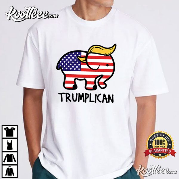 Trumplican Elephant Trump Funny T-Shirt