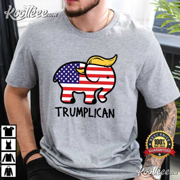 Trumplican Elephant Trump Funny T-Shirt