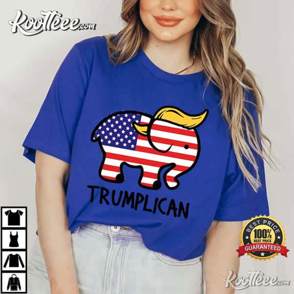 Trumplican Elephant Trump Funny T-Shirt