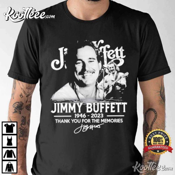 Jimmy Buffett Thank You For The Memories 2023 T-Shirt