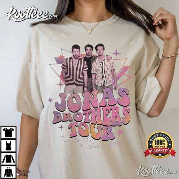 Jonas Brothers In Pink Fan To The Year 3000 T-Shirt