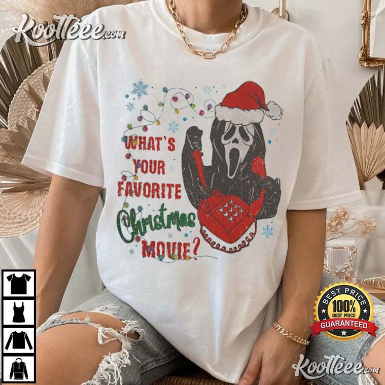 Ghost Face Xmas Scream T-Shirt