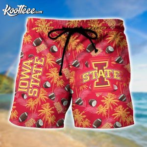 Iowa State Cyclones 1892 Hawaiian Shirt and Shorts Iowa State Cyclones 1892 Hawaiian Shirt and Shorts (2)