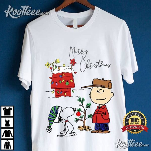 Christmas Peanuts Snoopy Charlie Brown T-Shirt
