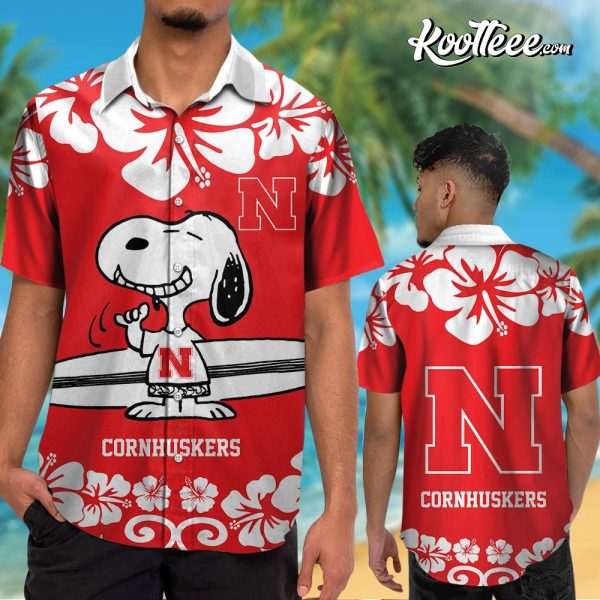 NCAA Nebraska Cornhuskers Snoopy Hawaiian Shirt
