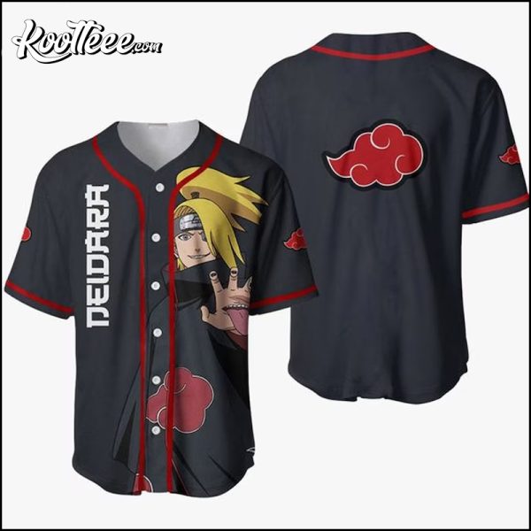Deidara Akatsuki Naruto Baseball Jersey