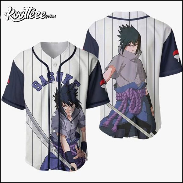 Naruto Uchiha Sasuke Baseball Jersey