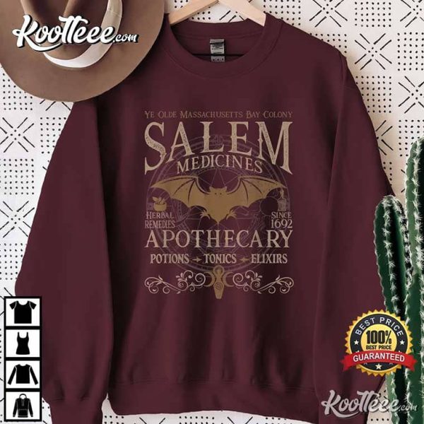 Salem Witches Apothecary Halloween Vintage T-Shirt