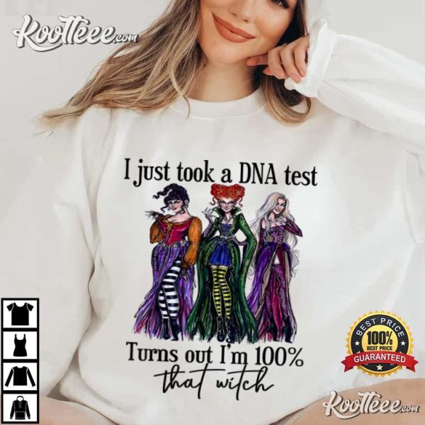 Hocus Pocus I Just Took A DNA Test Turns Out I’m 100 That Witch T-Shirt