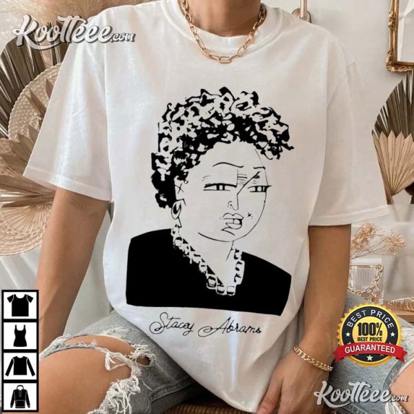 Stacey Abrams Caricature Funny T-Shirt