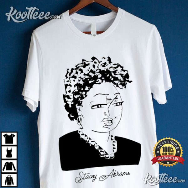 Stacey Abrams Caricature Funny T-Shirt