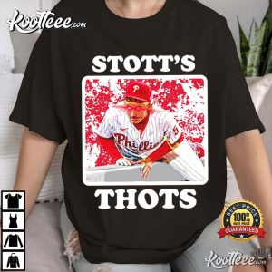 Bryson Stott: Great Stott, Women's V-Neck T-Shirt / Medium - MLB - Sports Fan Gear | breakingt