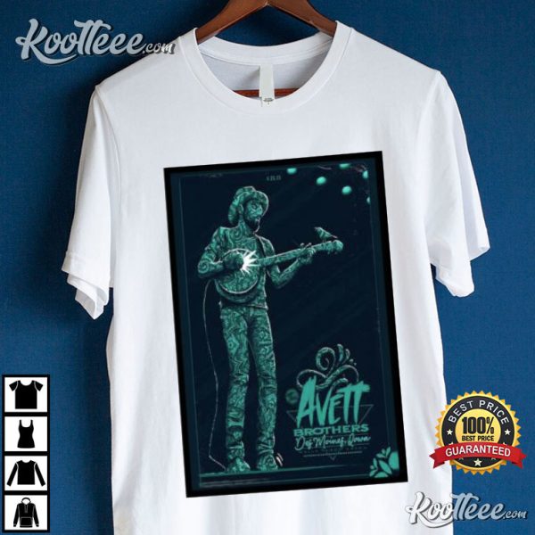 The Avett Brothers Tour Des Moines T-Shirt