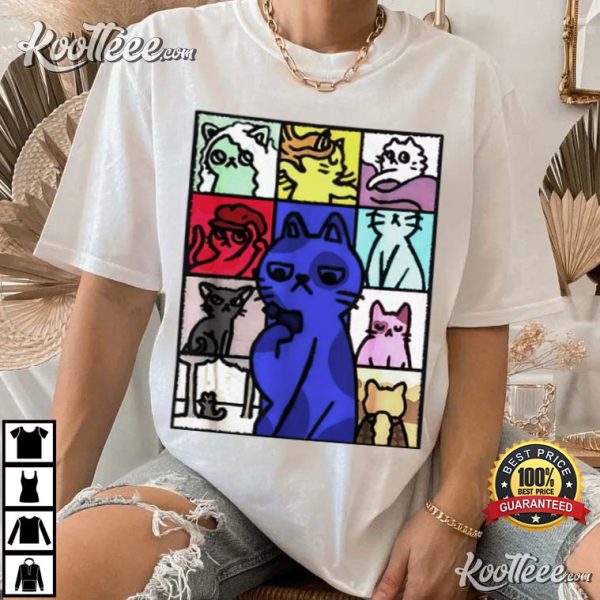 Cat Lover The Eras Tour 2023 Cat Edition T-Shirt