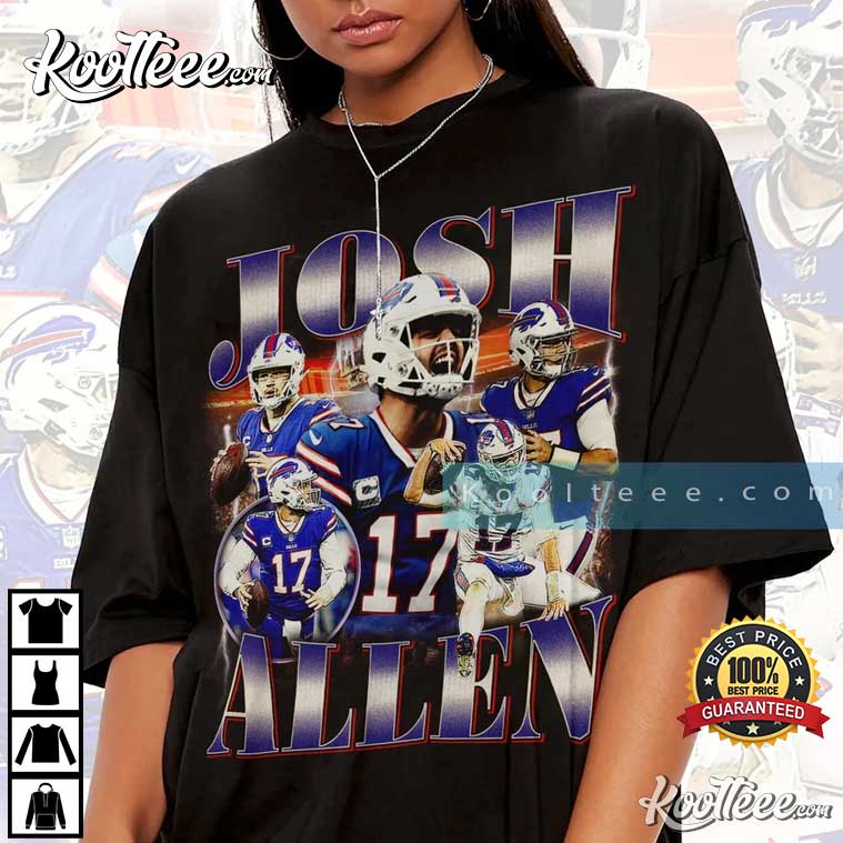 Josh Allen Shirt Football shirt Classic 90s Graphic Tee Unisex