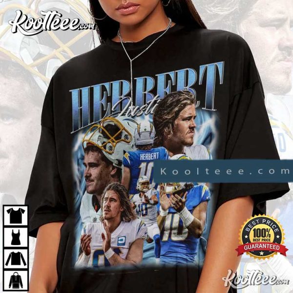 Vintage Justin Herbert Los Angeles Chargers T-Shirt