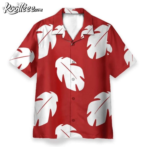 Lilo Floral Leaves Hawaiian Shirt