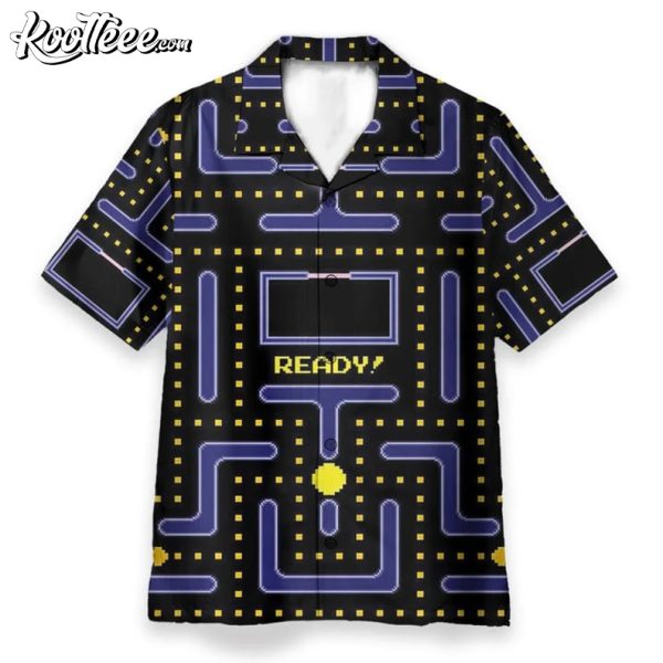 Pacman Gameplay Hawaiian Shirt