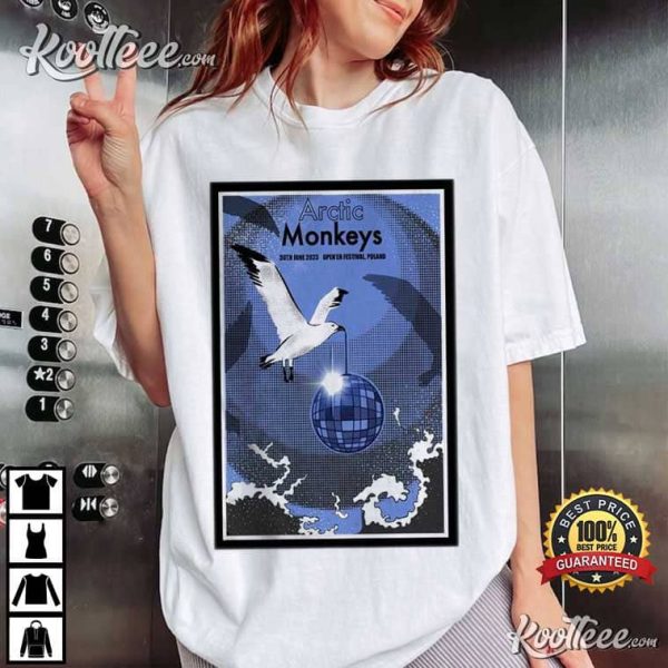 Arctic Monkeys 2023 Poland Poster T-Shirt