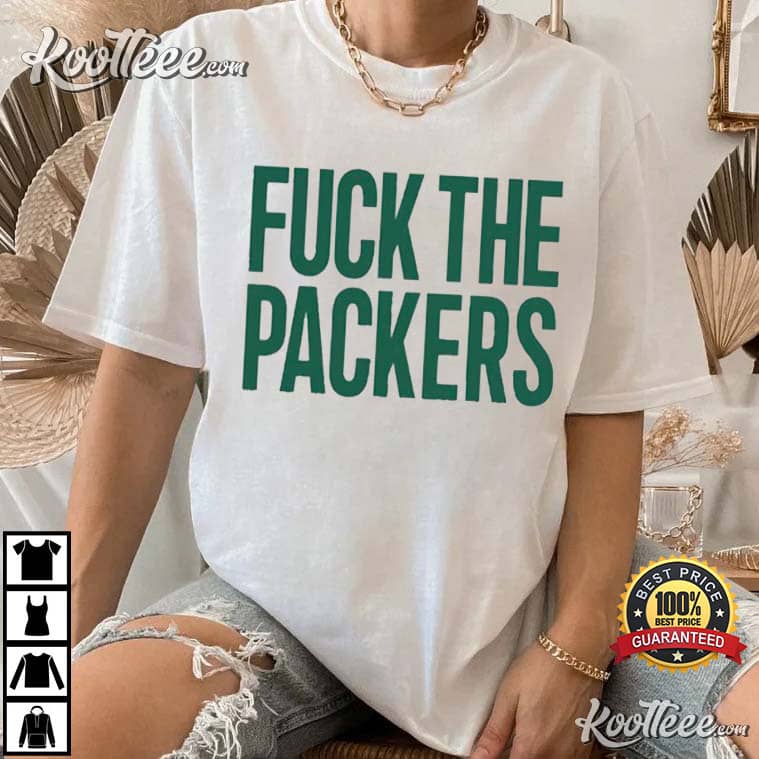 Fuck The Packers Bear Misterio T-Shirt