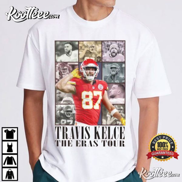 Travis Kelce Kansas City Chiefs The Eras Tour T-Shirt