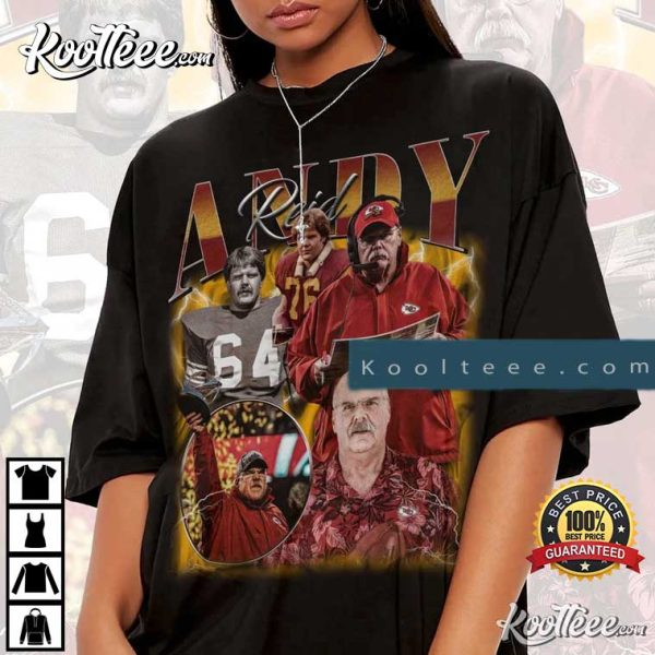 Vintage Andy Reid Kansas City Chiefs T-Shirt