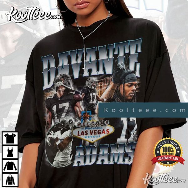 Vintage Davante Adams Las Vegas Raiders T-Shirt