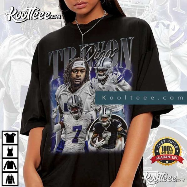 Vintage Trevon Diggs Dallas Cowboys Football T-Shirt