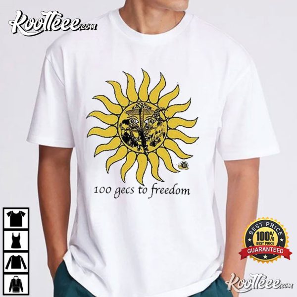 100 Gecs To Freedom Tour Merch T-Shirt