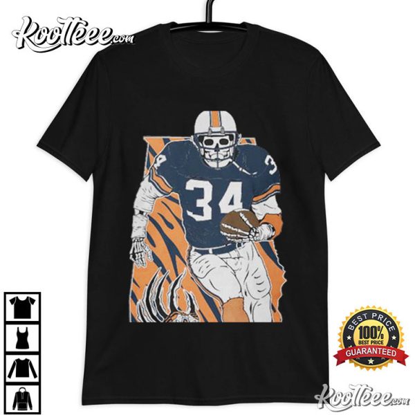 Auburn Tigers Football Skeleton Bo Jackson T-Shirt