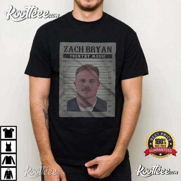 Zach Bryan Arrested In Oklahoma T-Shirt