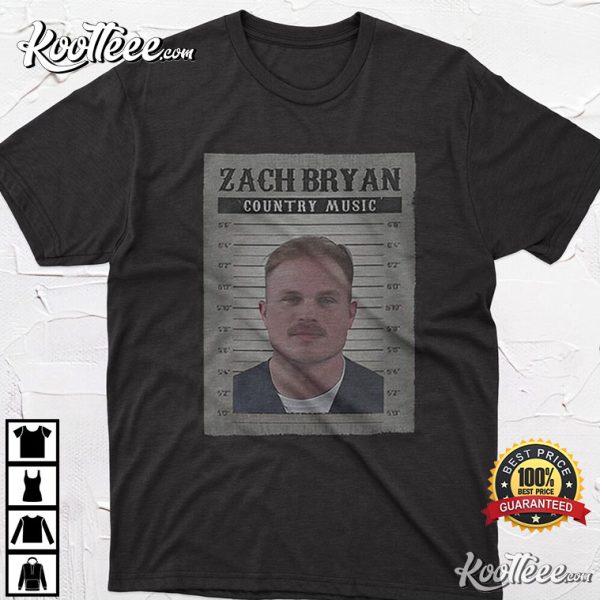 Zach Bryan Arrested In Oklahoma T-Shirt