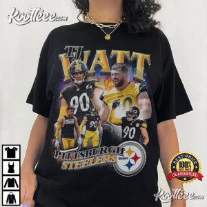 NFL Pittsburgh Steelers T J Watt USA 3D Hoodie All Over Printed - T-shirts  Low Price