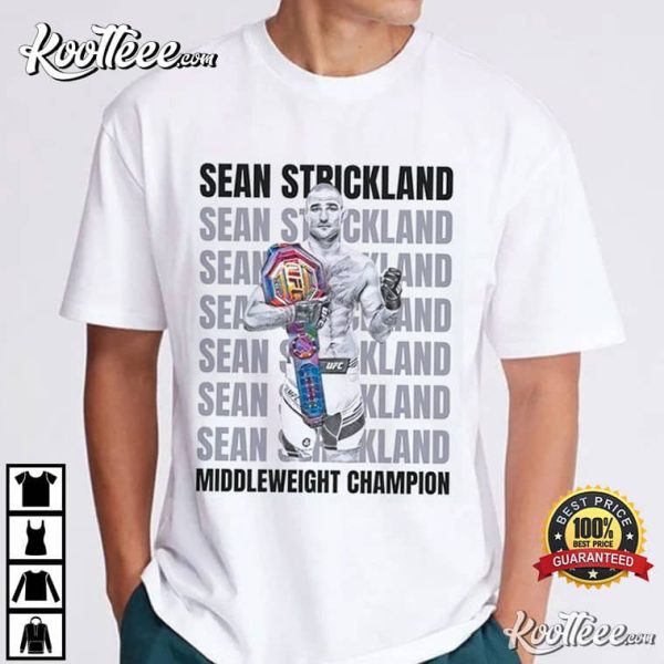 Sean Strickland MMA Champion T-Shirt