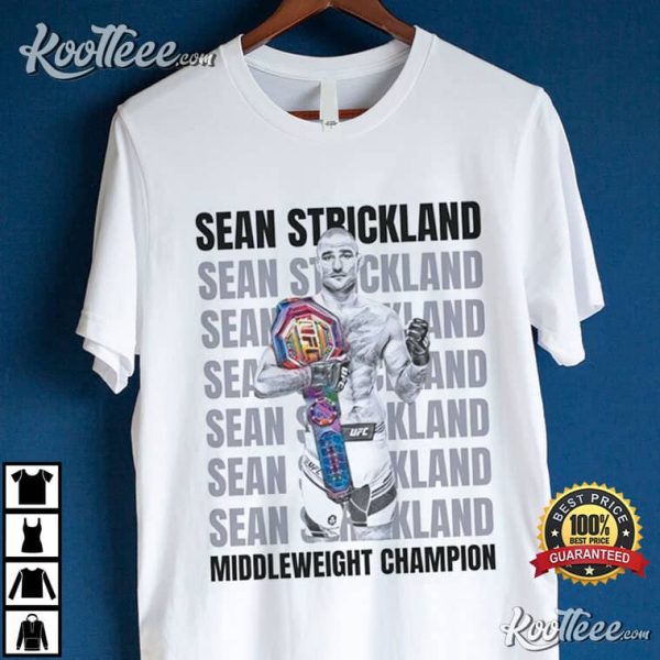 Sean Strickland MMA Champion T-Shirt