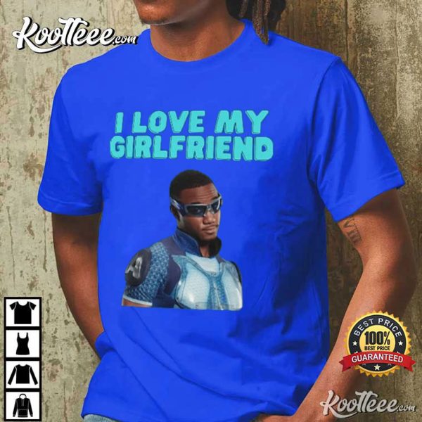 Falcon I Love My Girlfriend Avengers T-Shirt